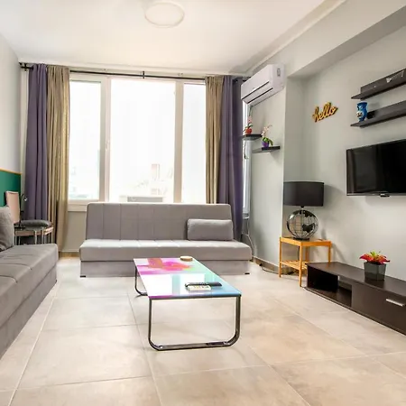 Syntagma Metro St. 2 Bedrooms 6 Pers. Flat By Mps * 아테네